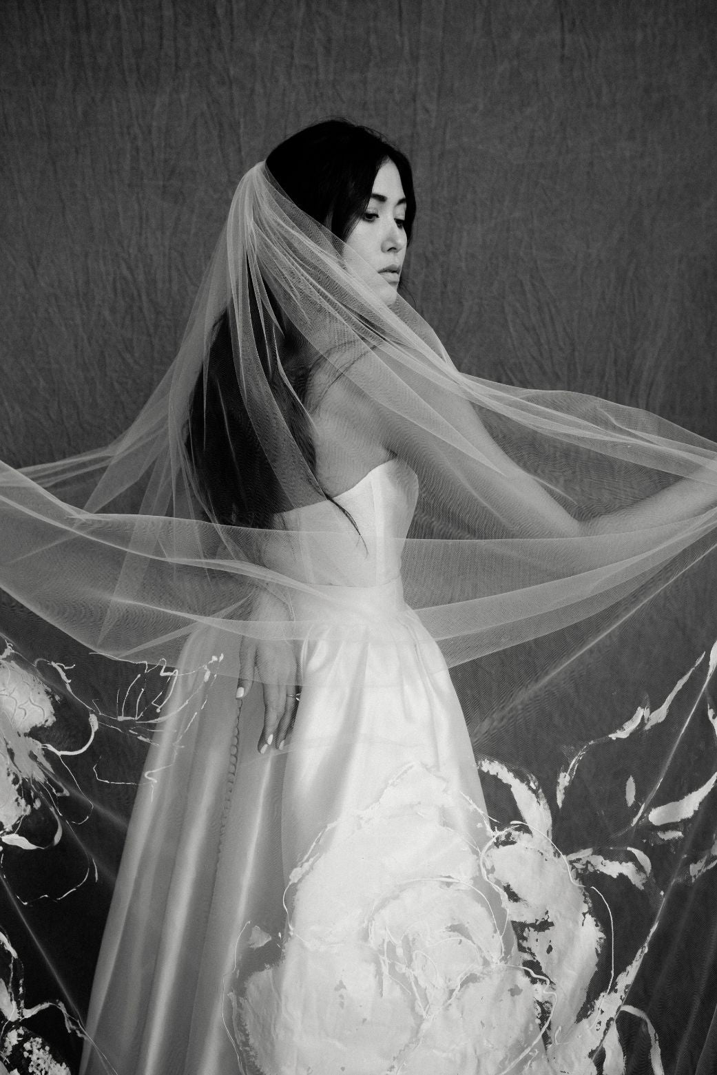 Kate McDonald Launches Her Hand Painted Lace Veil Collection